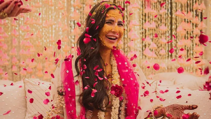 Loved Katrina Kaif’s floral jewellery set she wore for her haldi ceremony? Here’s the price